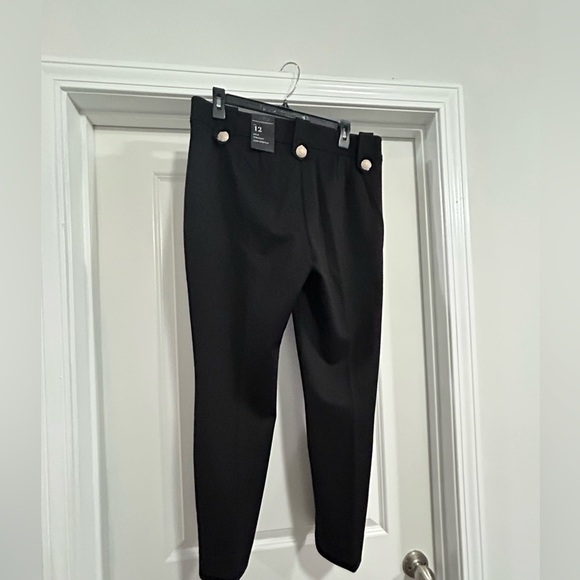 WHBM Jolie Button Straight Luxe Stretch Pant - Picture 5 of 6